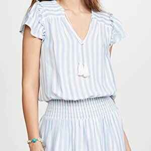 Paige Striped Tie-Front Mini Dress – Size S